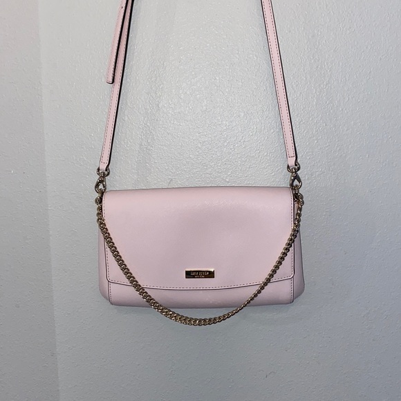 Kate spade baby pink crossbody w/ chain